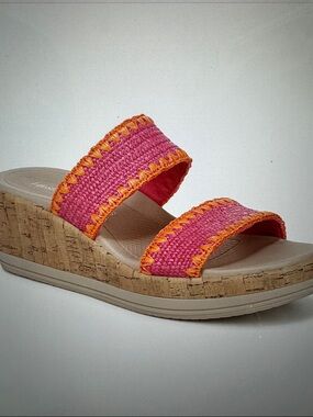 LifeStride Women's Resort Washable Slide Wedge Sandals